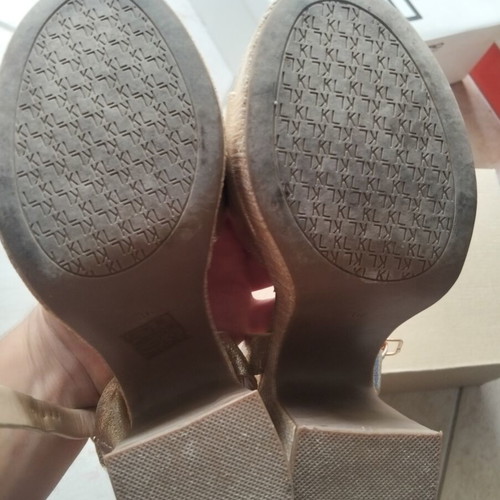 Women's sandals size 37 beige like new