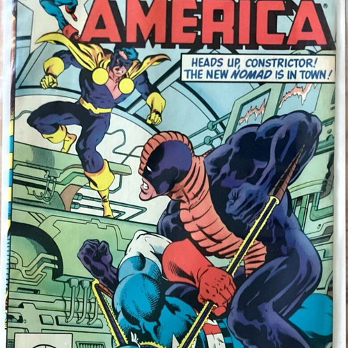 Captain America #282 used Marvel comic with first New Nomad appearance