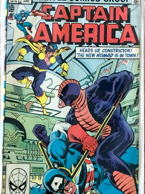 Captain America #282 used Marvel comic with first New Nomad appearance
