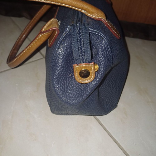 KEM handbag used, small size, blue