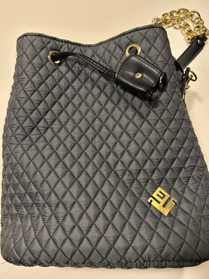Handmade Pouch Backpack from capitone fabric, new