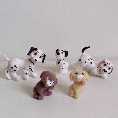 Collectible figures set of 5 like new