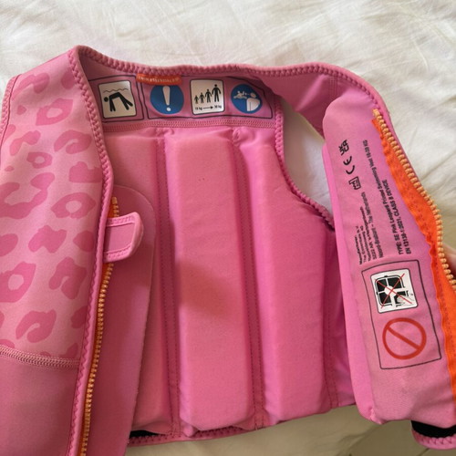 Swim Essentials swim vest pink leopard 18-30 kg