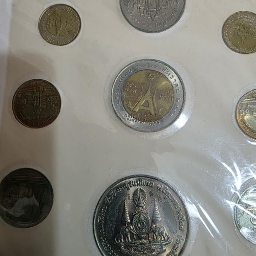 Thailand 1996 collectible coin set, 50th anniversary Rama IX