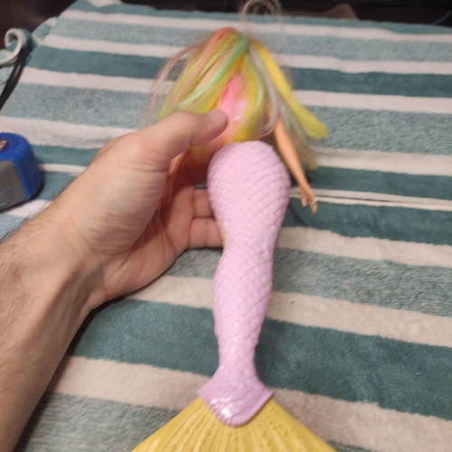 Barbie Dreamtopia Rainbow Transformation mermaid doll used