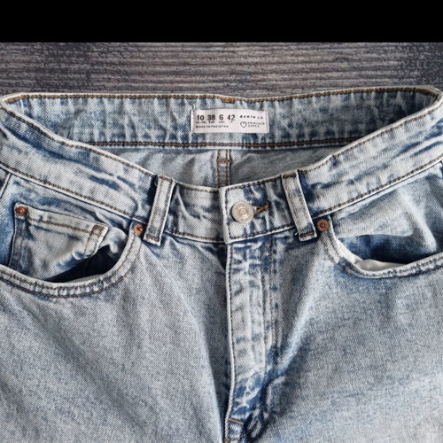 Primark Cares Denim Co. jeans, size 38, cotton, light blue
