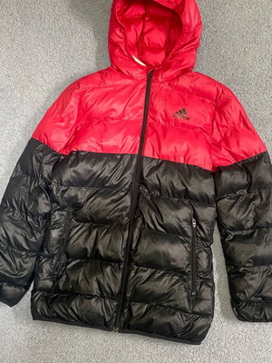 Adidas jacket black pink for 13-14 years like new for girls