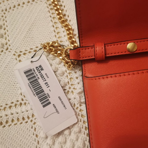 Ralph Lauren crossbody bag, orange leather, new with tag