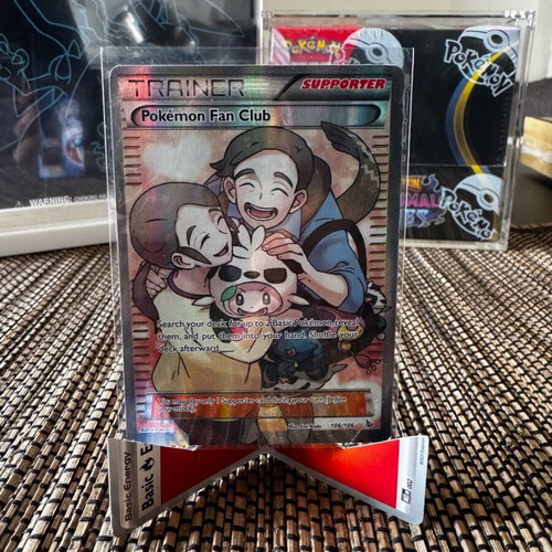 Pokemon Card New Pokemon Fan Club 106/106 Full Art XY Flashfire Trainer Supporter TCG NM 2014