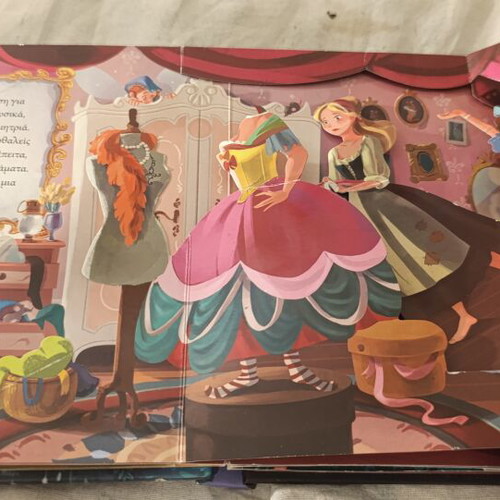 Three-Dimensional Fairy Tale Cinderella pop-up book