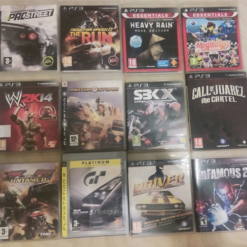 PlayStation 3 games like new, pack of 12