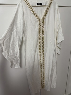 Kaftan white women's with gold details new