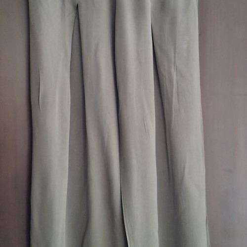 Infinity Collection khaki pants used, 100% viscose, sizes S-M