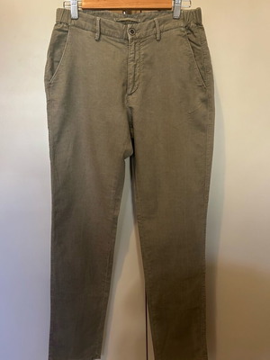 Massimo Dutti men's jogger fit pants like new, olive, size 38