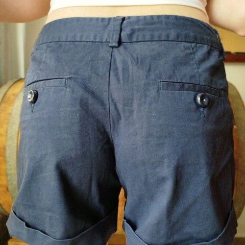 Benetton navy blue shorts like new, size S