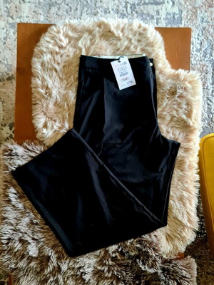 Pull & Bear women's black pants new, size 46 (3XL)