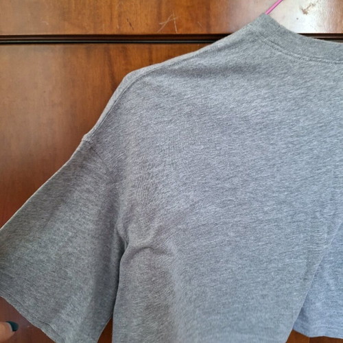 Crop top H&M grey, size L, like new, oversized