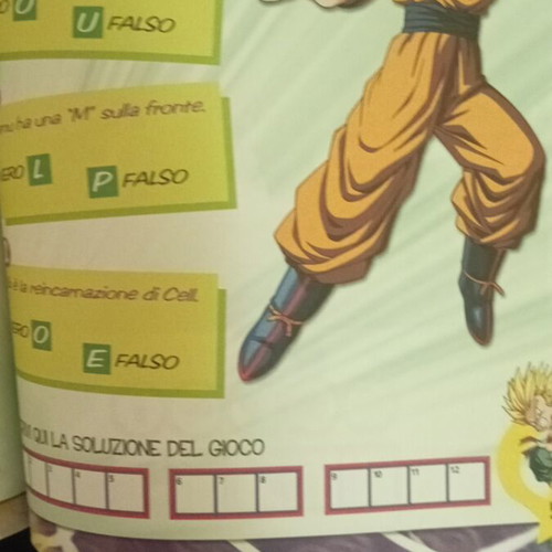 Dragon Ball Z book used, Italian 2009