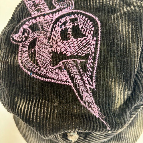 Brokedown Clothing Vintage καπέλο κοτλέ σαν καινούργιο, Y2K aesthetic