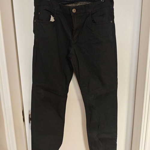 Canda (C&A) men's black stretch pants used