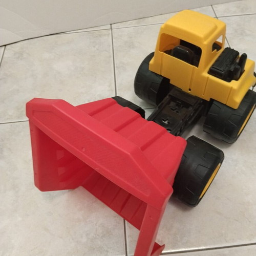 Large toy truck with tipping bed like new
