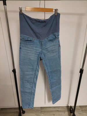 Prenatal maternity jeans used, faded blue