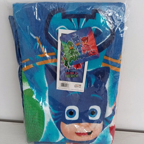 PJ Masks "Time to be a Hero" children's beach towel new
