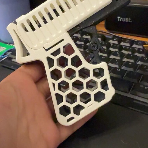 3D Printed Blaster Toy Like New, Safe for Kids 7+