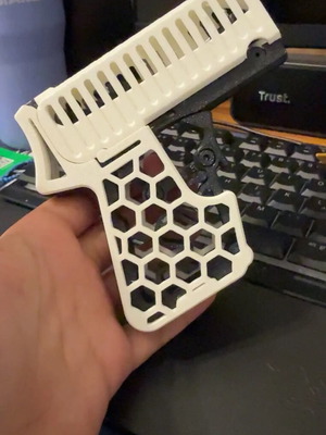 3D Printed Blaster Toy Like New, Safe for Kids 7+
