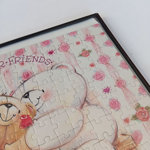 Puzzle Forever Friends with frame, used condition