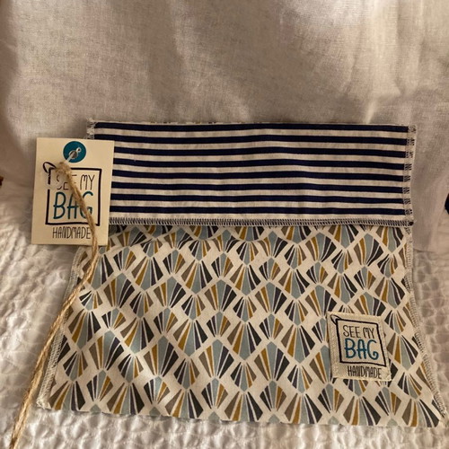 See My Bag handmade fabric handbag new