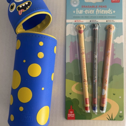 Legami pen set with case like new, 3 pens