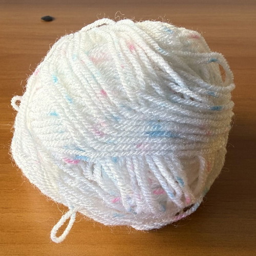 Knitting and Embroidery Set with Threads, Crochet Hook, and Ribbons