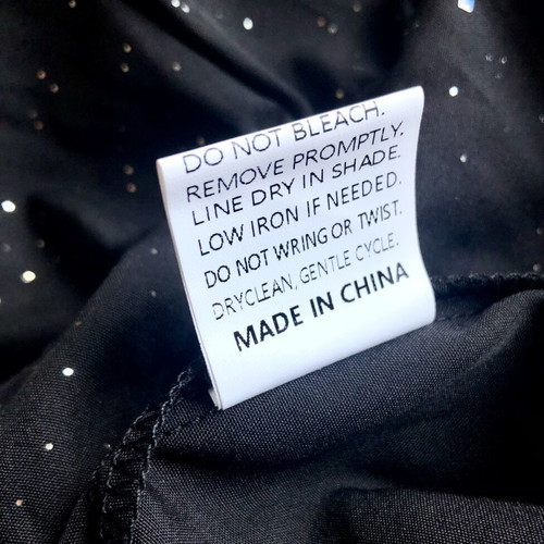Black halter dress with glitter, size M, new