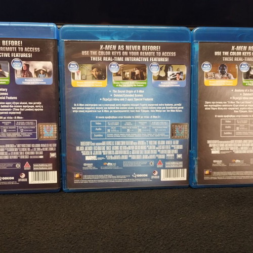 X-Men Trilogy Special Edition Blu-Ray new with Greek subtitles