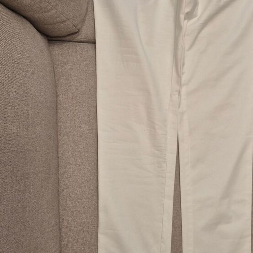 Napoleone white slim pants like new, size S-M