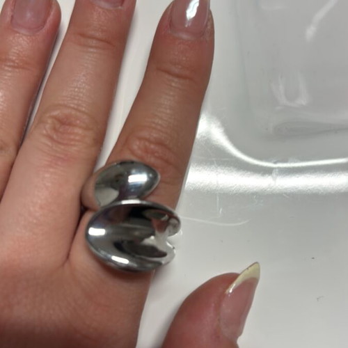 Steel ring new gray