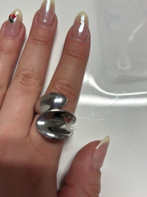 Steel ring new gray