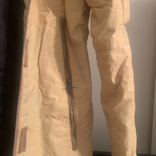 Long jacket size M like new, beige