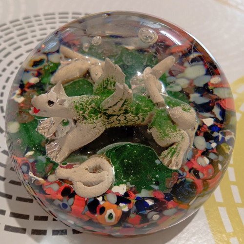 Murano paperweight, 8 cm diameter