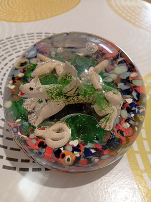 Murano paperweight, 8 cm diameter