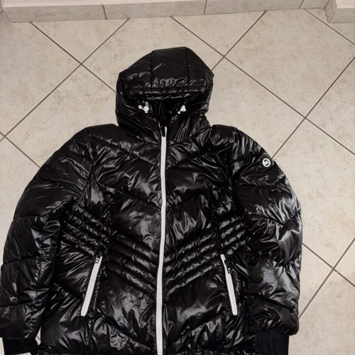 Michael Kors puffer jacket like new, unisex, size XL, black