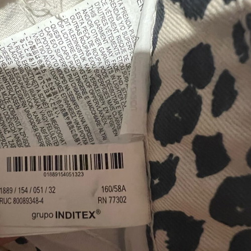 Zara pants size 32 like new, off-white