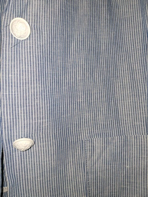 Striped jacket size L like new