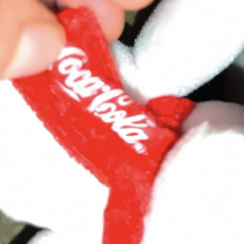 Collectible Coca Cola Christmas edition plush dolls like new