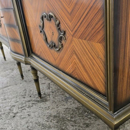 Classic antique wooden buffet used