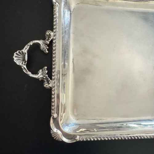 Silver Serving Tray 900, like new, 674g, vintage design
