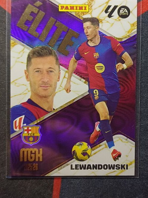 Panini Megacracks La Liga 2025/26 Robert Lewandowski Elite #10 card like new FC Barcelona