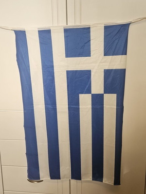 Σημαία ελληνική 67x100εκ σαν καινούργιο, επίσημο αντίγραφο