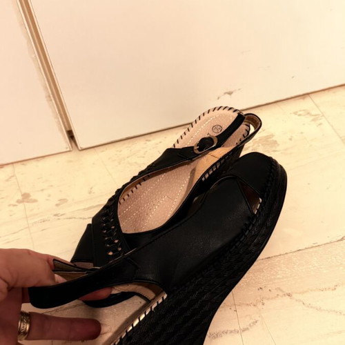 Platform sandals new, size 38, black